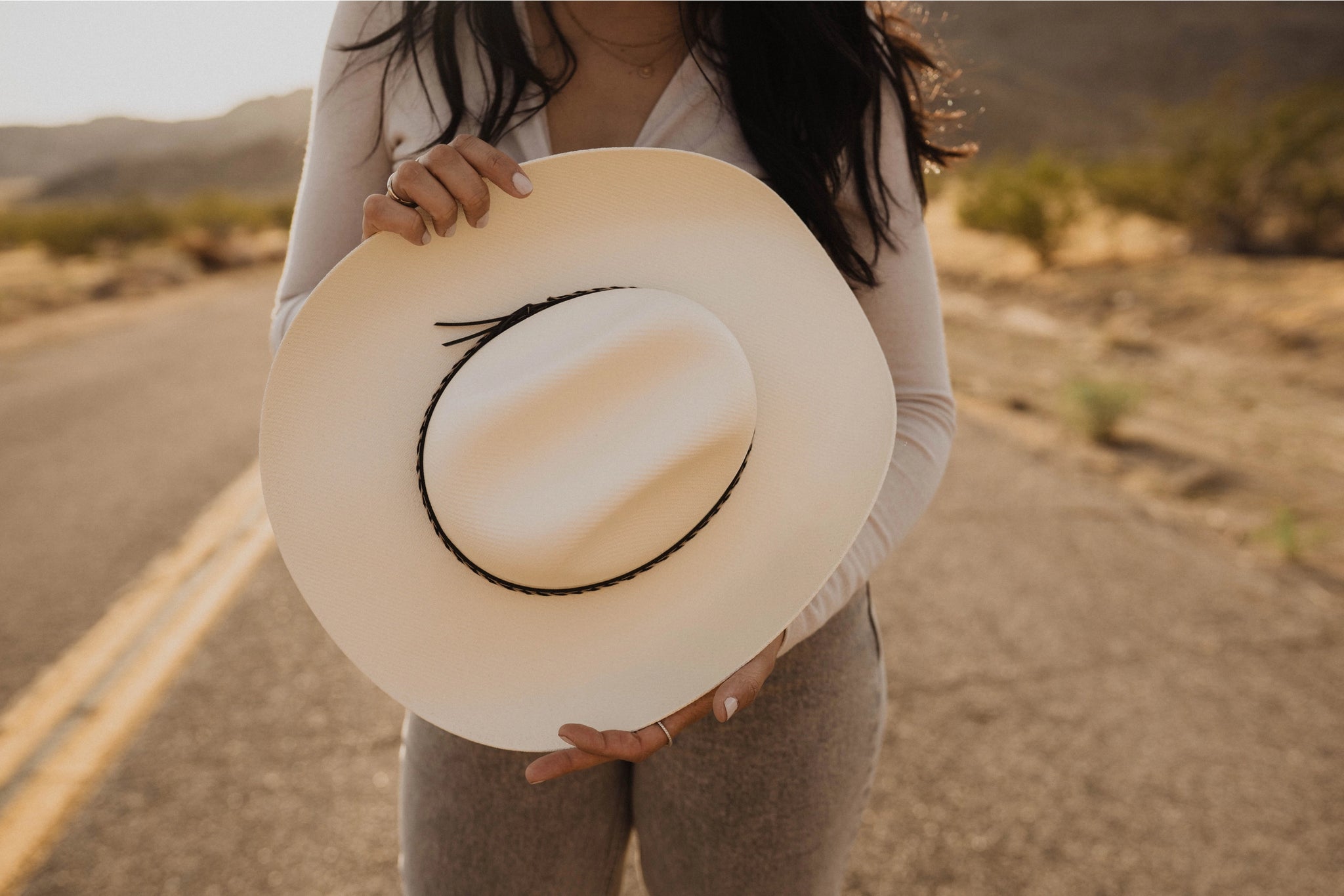 McMahon Ivory Straw Cattleman Cowboy Hat