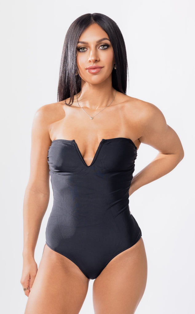 Cape Cod V Cut One Piece Swimsuit