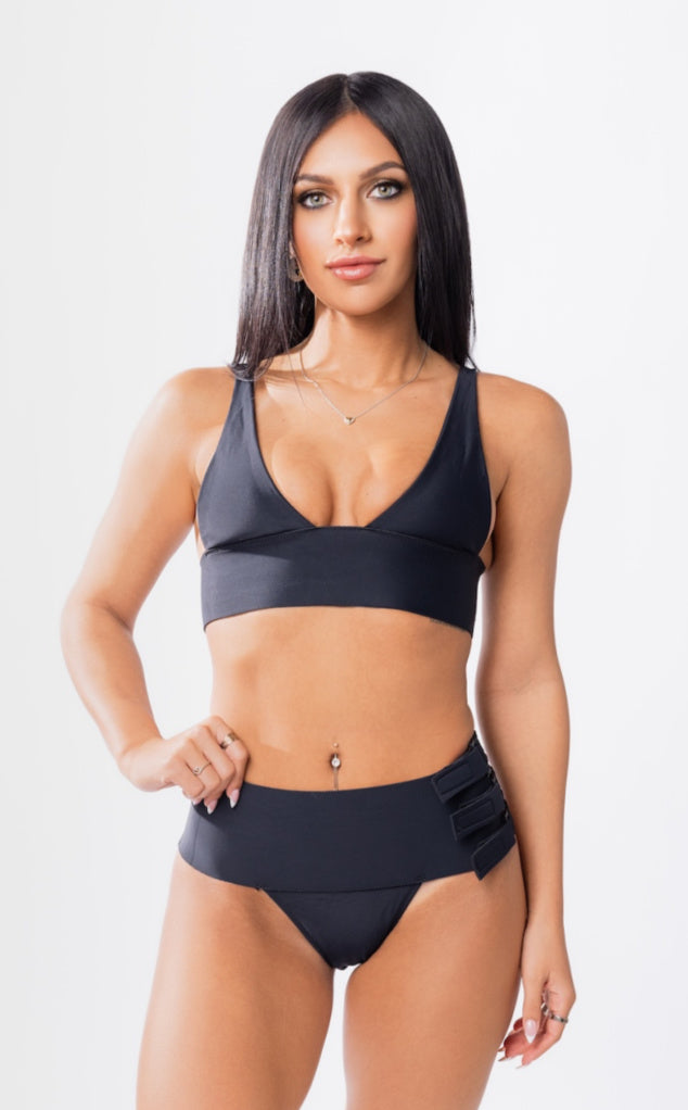 Jaws Neoprene Bralette Bikini Top