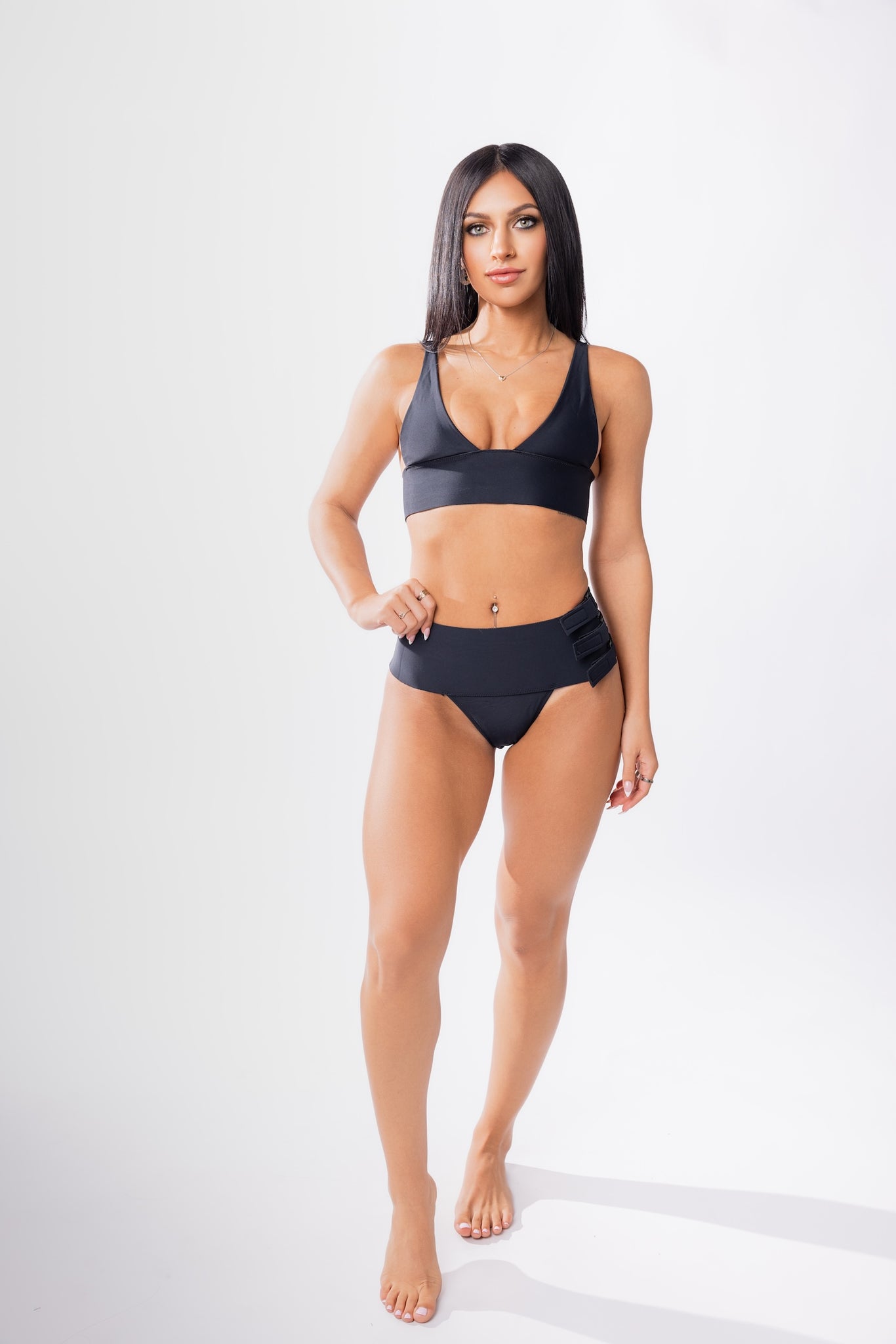 Jaws Neoprene Bralette Bikini Top