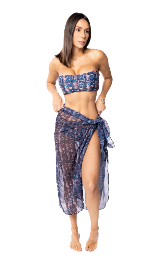 Kathy Long Sheer Sarong Wrap